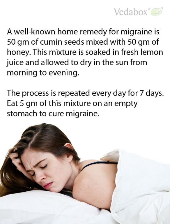 Vedabox: Home Remedy for Migraine