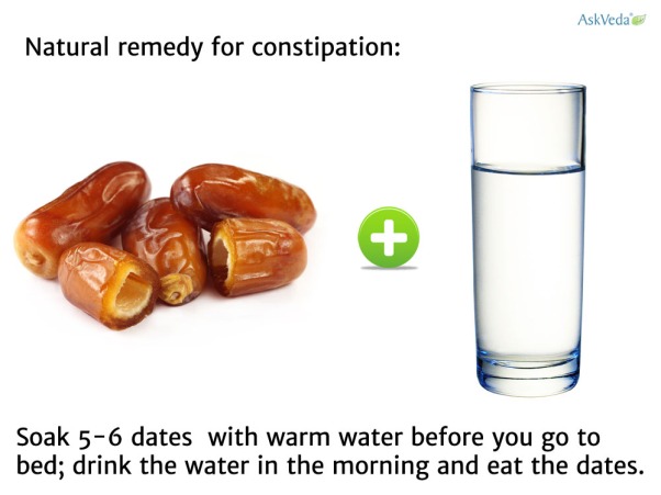 Natural remedy for constipation